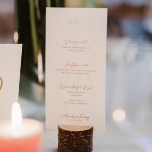 Kaarthouder houtschijf