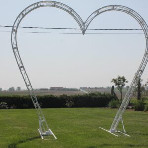 Ceremonieboog hartvorm sierlijk