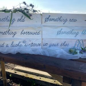 Tekstbord Wedding (set)