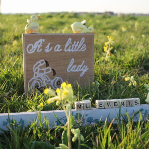 Tekstbord I'ts a little lady